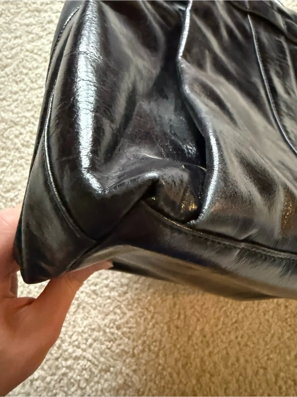 Badgley Mischka black Amber large handbag